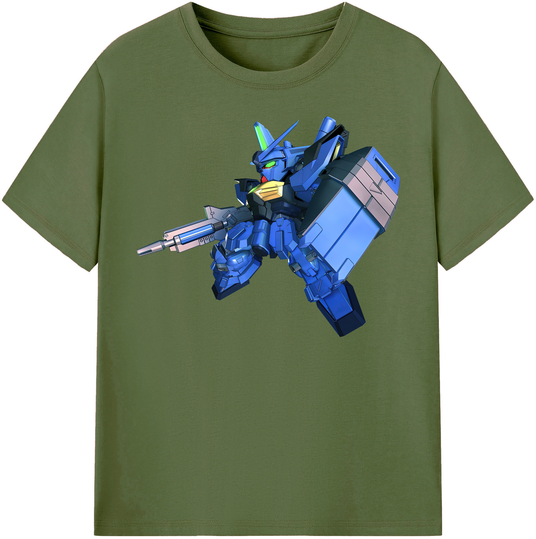 （画像用） 機動戦士ガンダム Mobile Suit Gundam 綿100％半袖Tシャツ（フロントプリント）